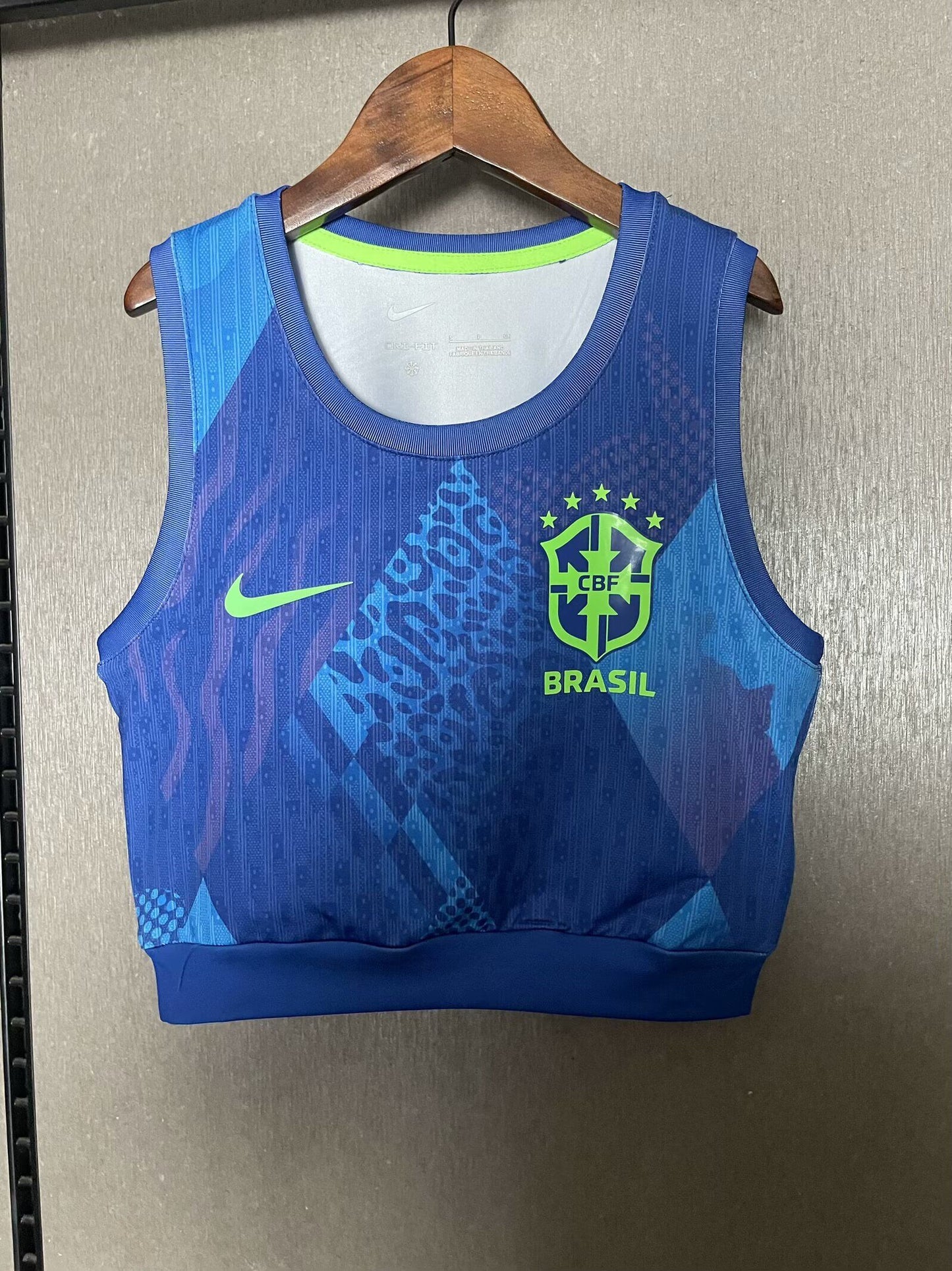 Top Mujer Brasil Azul