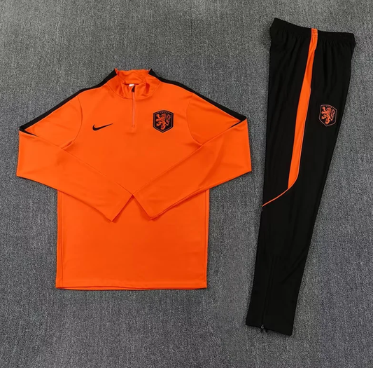 Chandal de entrenamiento Holanda naranja Mundial 2026 (tallas adultos y niños)