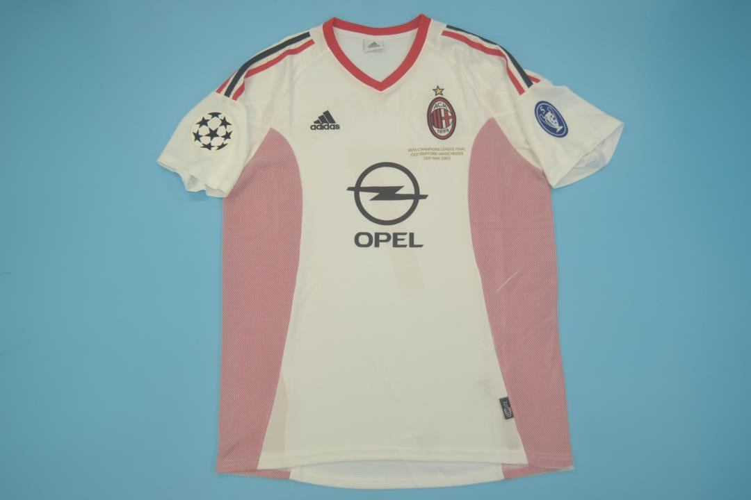 Camiseta Milan 2002/03 Final Champions