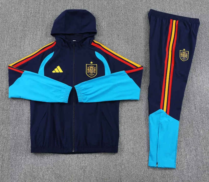 Chandal con gorro cortavientos España (Solo tallas S-2XL)