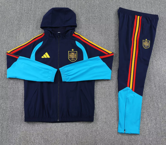 Chandal con gorro cortavientos España (Solo tallas S-2XL)