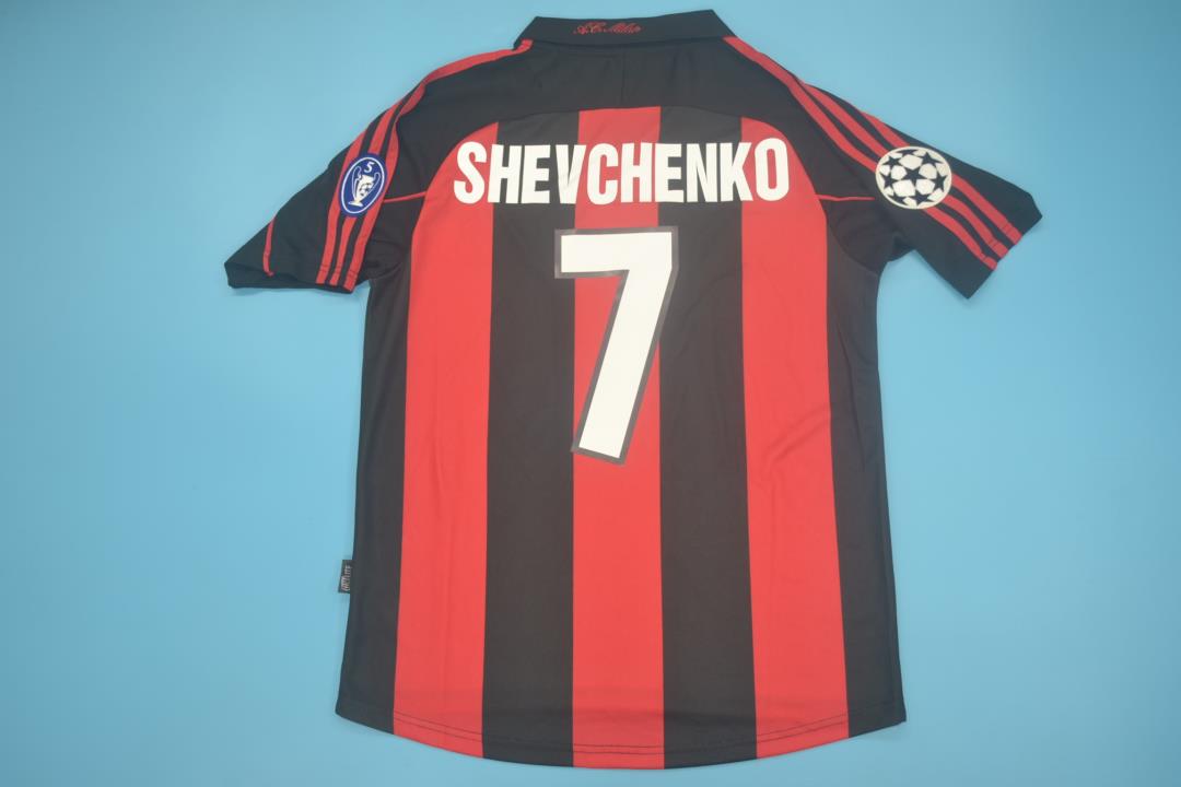 Camiseta Milan 2000/02