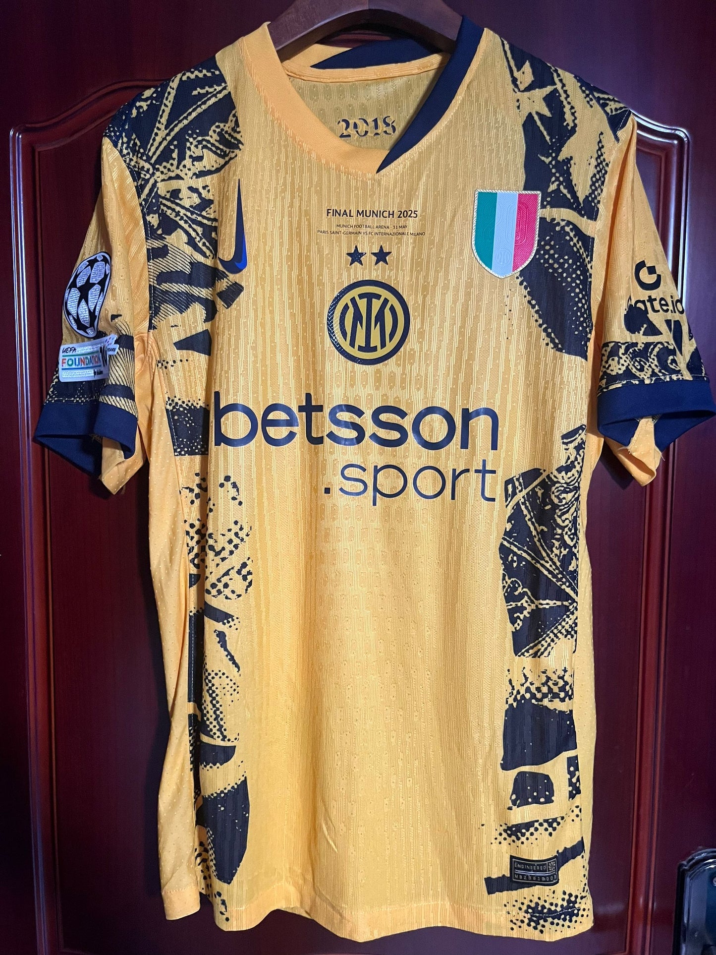 Camiseta Inter de Milan Final Champions 24/25 Visitante