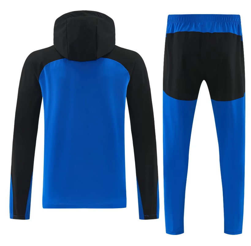 Chndal Inter de milan 26/27 azul y negro cortavientos con gorro (tallas S-XXL)