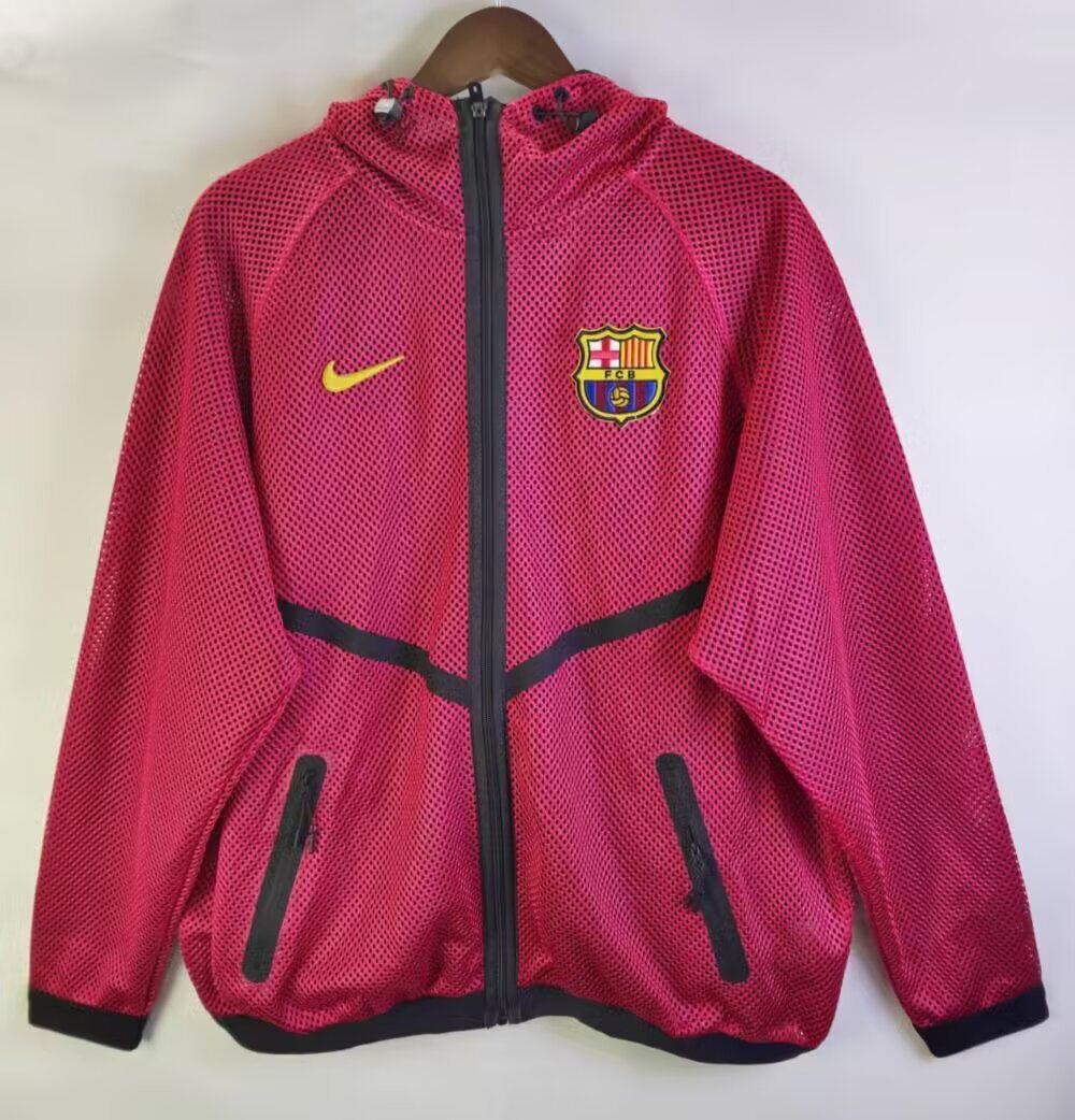 Chaqueta de malla rojo Barcelona Mundial 2026 (tallas S-3XL)