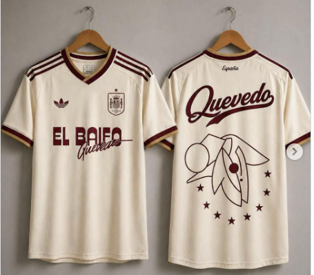 Camiseta España Mundial 2026 Visitante Especial Quevedo