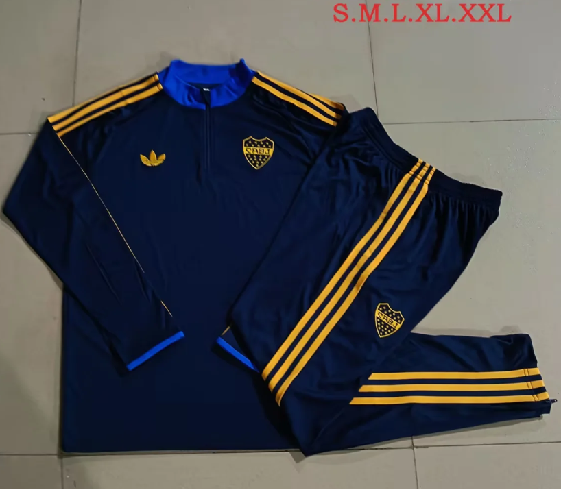 Chandal de entrenamiento Boca Junior azul oscuro 26/27 (tallas S-XXL)