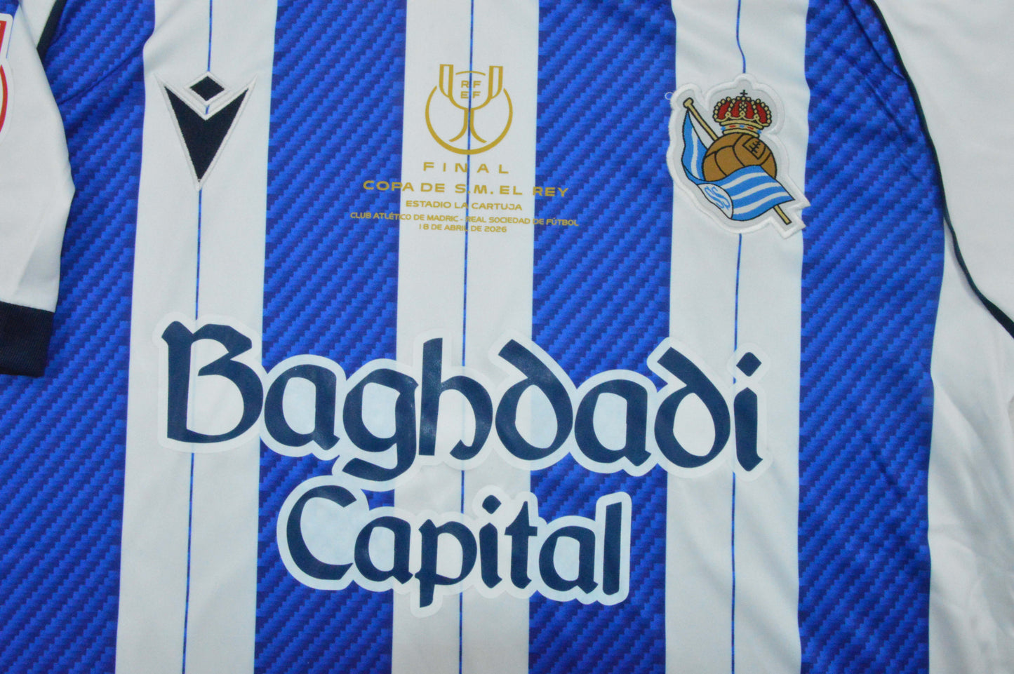 Camiseta Real sociedad 2026 Final copa de rey (tallas S-4XL)
