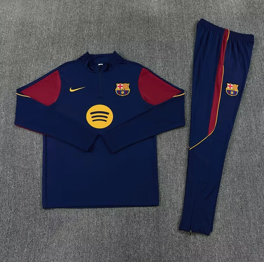 Chandal de entrenamiento Barcelona 26/27 azul oscuro (tallas adultos y niños)