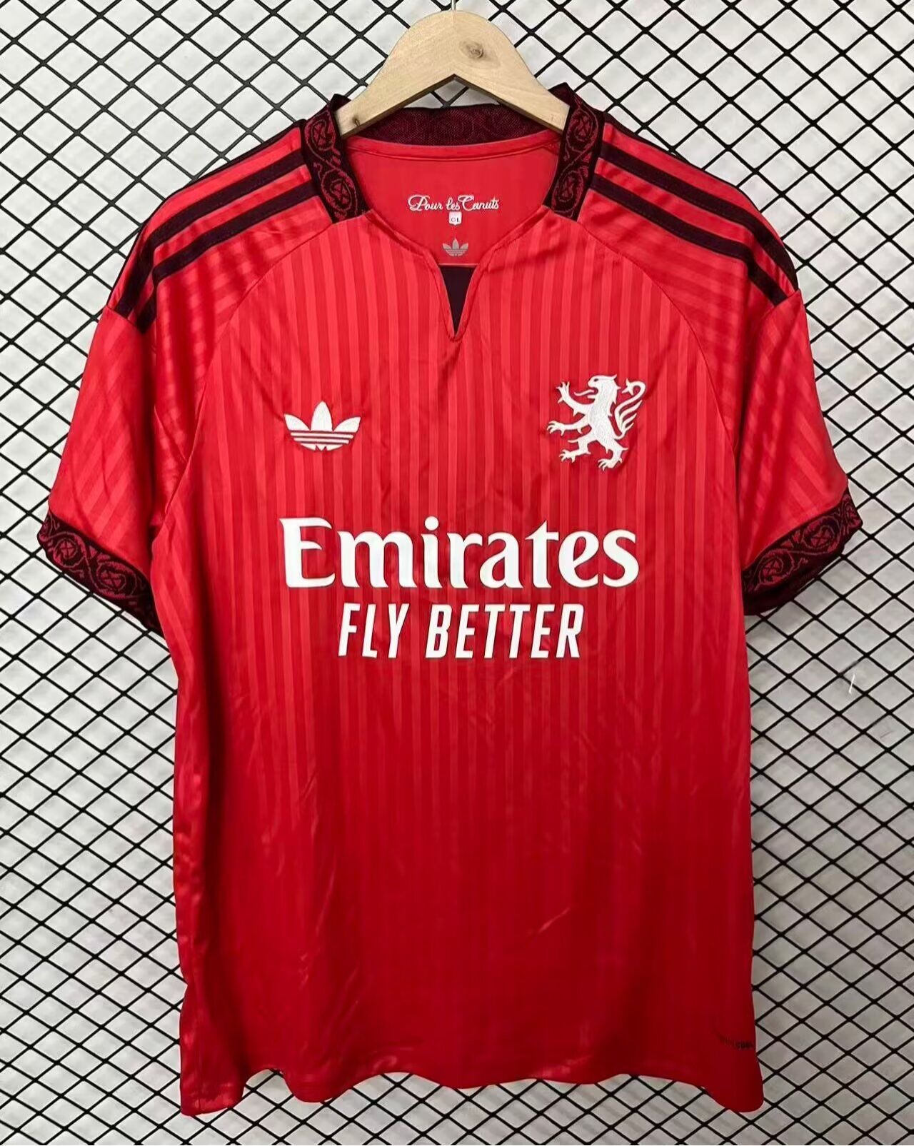 Camiseta Lyon 26/27 rojo visitante (tallas S-4XL)