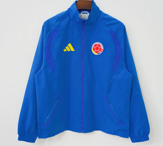 Chaqueta cortavientos azul Colombia 26 (tallas S-XXL)