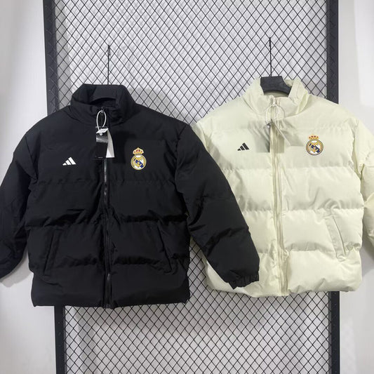 Abrigo Real Madrid (Solo tallas M - 4XL) color blanco o negro