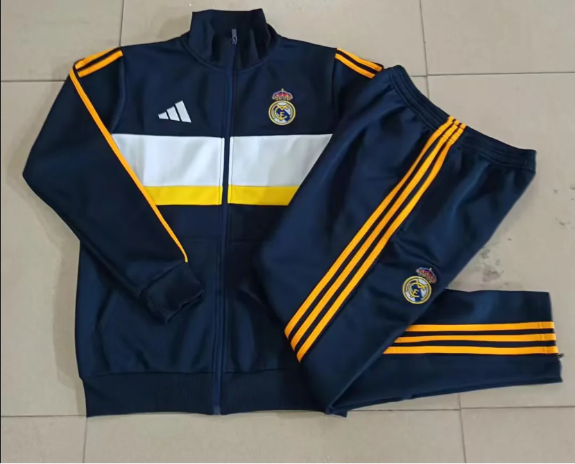 Chandal Madrid 26-27 azul oscuro con blanco (tallas adultos y niños)