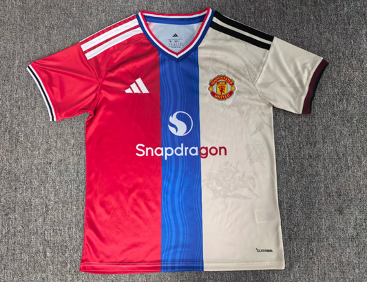 Camiseta Manchester United 26-27 modelo tricolor (tallas S-4XL)