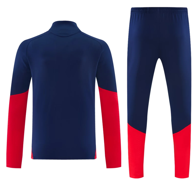 Chandal de entrenamiento Arsenal 26/27 azul oscuro con rojo (tallas S-XXL)