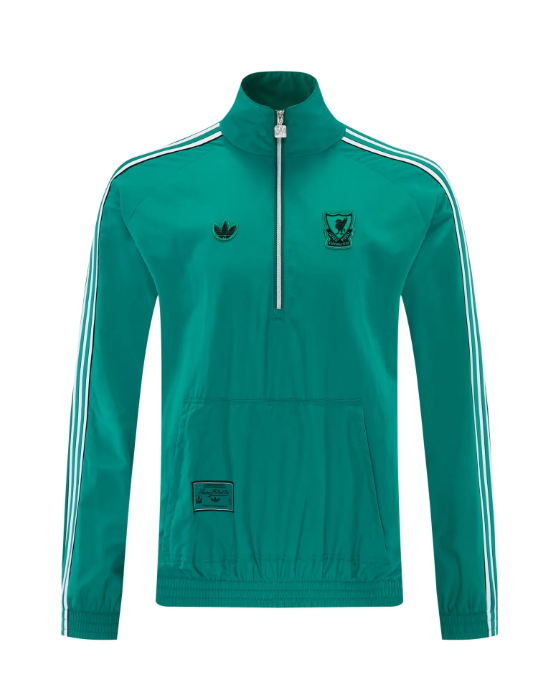 Chaqueta cortavientos Liverpool verde (tallas S-XXL)