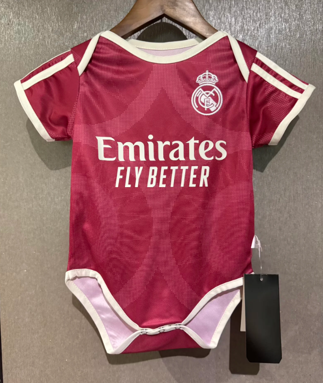 Body Real Madrid 26/27 tercera equipacion Rosa (6 -12 meses y 1-2 años)