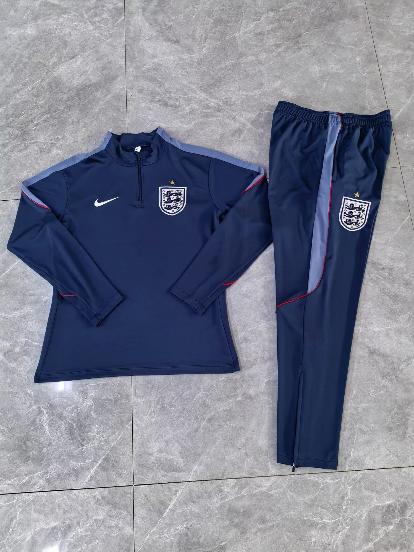 Chandal de entrenamiento azul oscuro Inglaterra 2026 (solo tallas S-XXL)