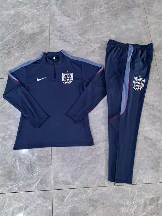 Chandal de entrenamiento azul oscuro Inglaterra 2026 (solo tallas S-XXL)