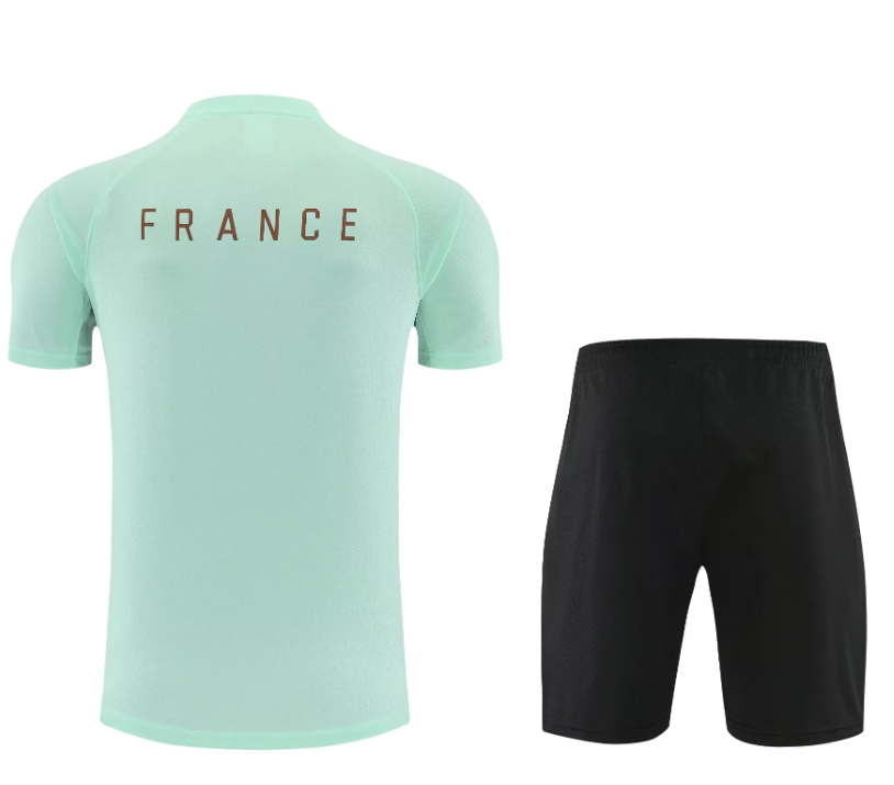 Conjunto de entrenamiento Francia 2026 verde claro (tallas S-XXL)