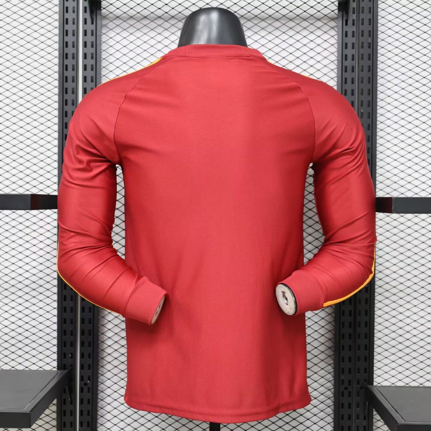 Camiseta Roma 25/26 rojo original manga larga (tallas S-3XL)