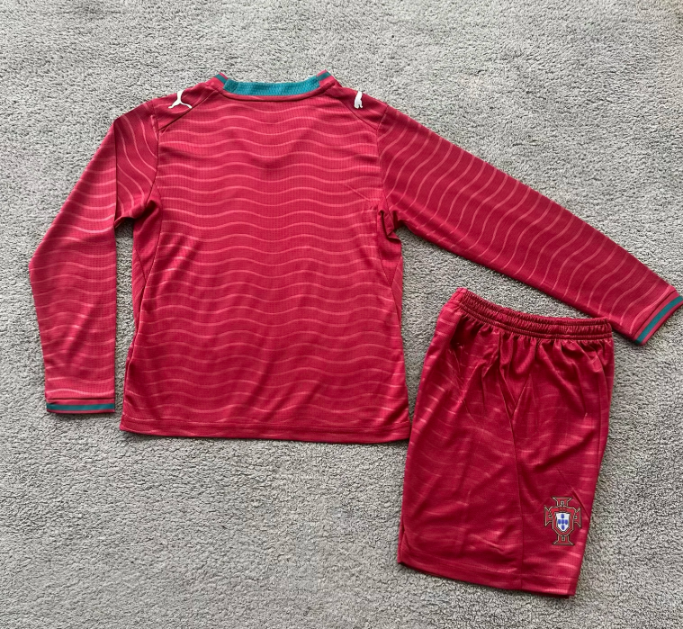 Equipacion manga larga Portugal Mundial 2026 Local (solo talla niño)