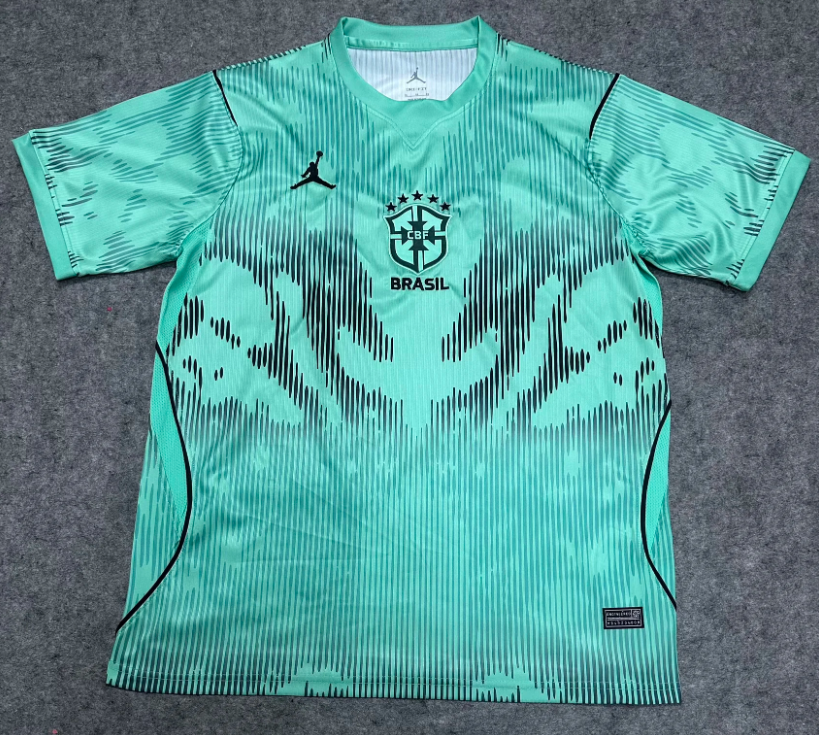 Camiseta portero Brasil 2026 verde (solo tallas S-4XL)