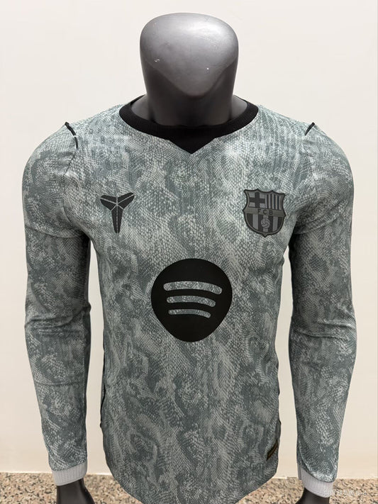 Camiseta portero manga larga Barcelona 26-27 gris (tallas S-2XL)