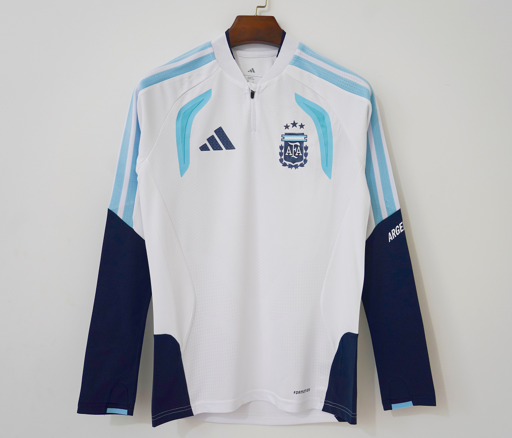 Sueter Argentina Mundial 2026 versión jugador (tallas S-3XL)