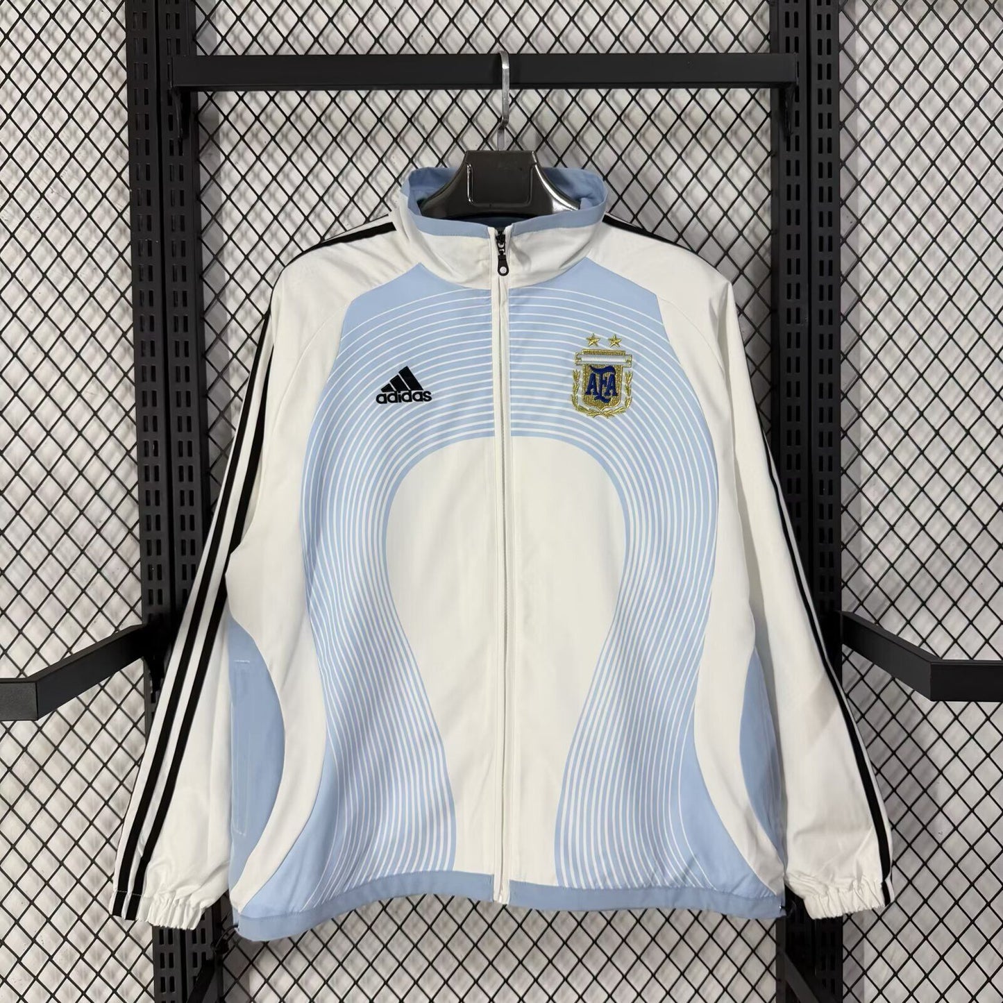 Chaqueta cortavientos Argentina 2006 blanca (solo tallas S-XXL)