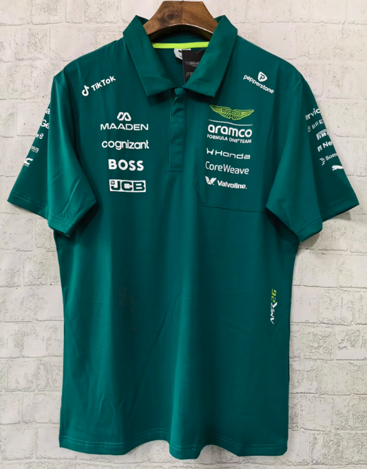 Polo Aston Martin 2026 verde (tallas S-5XL)