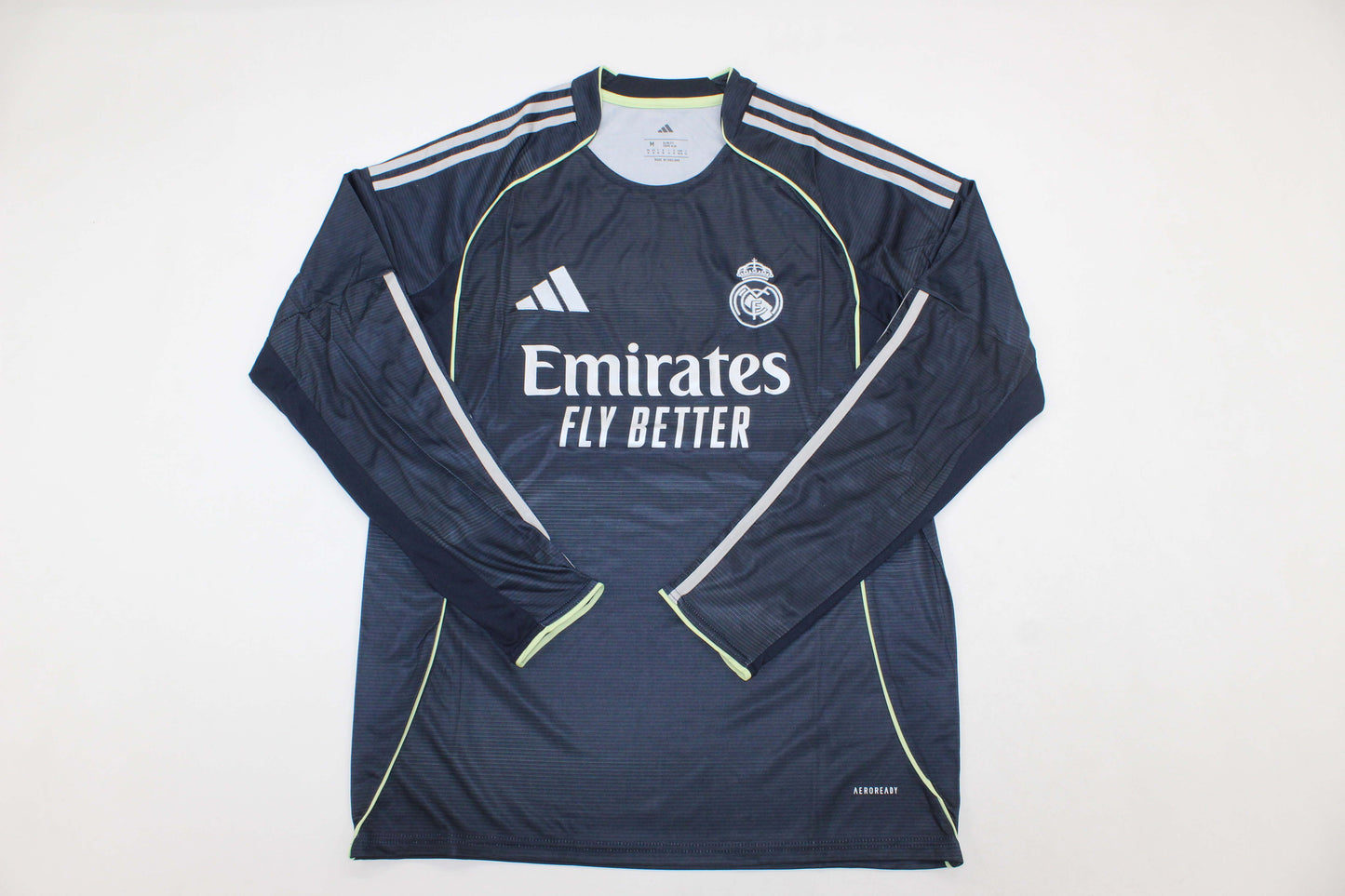Camiseta Manga larga Real Madrid 25/26 Visitante (Tallas S-2XL)