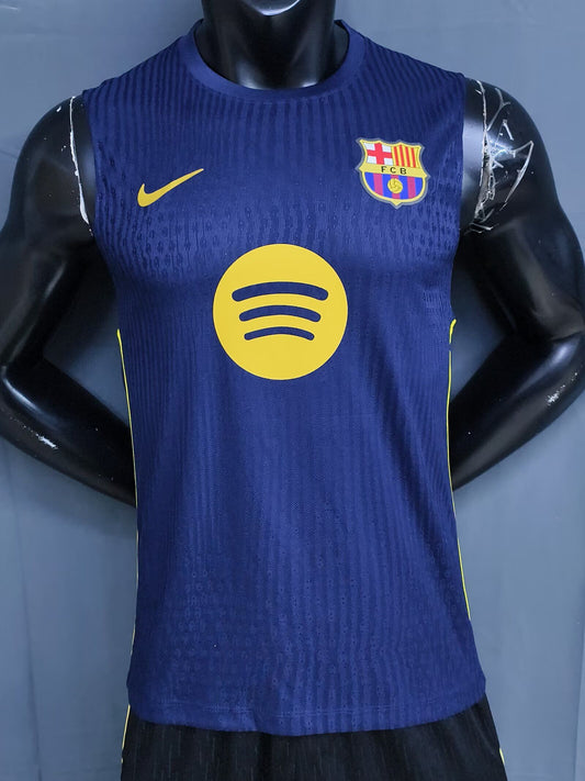Camiseta sin mangas Barcelona 26-27 azul oscura version jugador (tallas S-2XL)