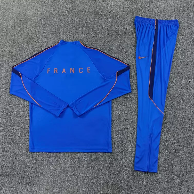 Chandal de entrenamiento Francia 2026 azul (tallas adultos y niños)