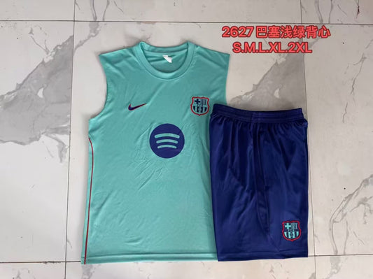 Conjunto de entrenamiento sin mangas Barcelona 26-27 (tallas S-2XL)