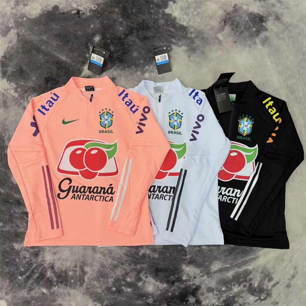 Sueter Brasil con patrocinadores (tallas S-XXL)