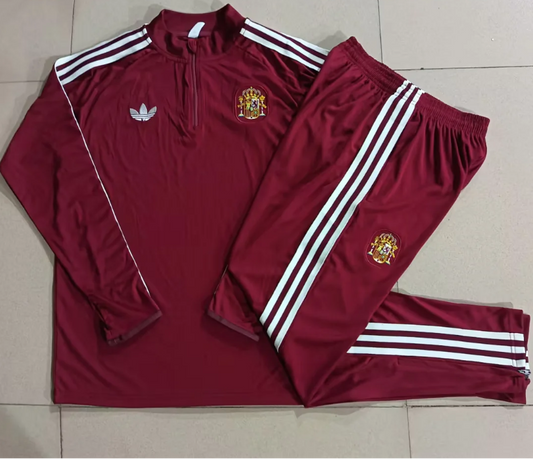 Chandal de entrenamiento España Mundial 2026 rojo (talla adultos y niños)