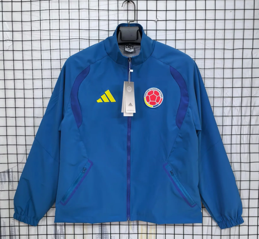 Chaqueta cortavientos azul Colombia (solo tallas S-2XL)