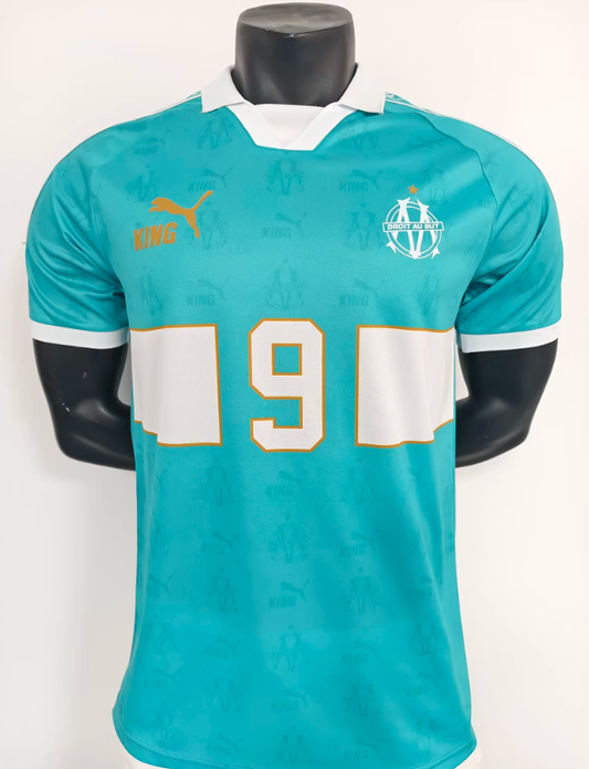 Camiseta Marsella Puma King especial azul (Solo tallas S-4XL)