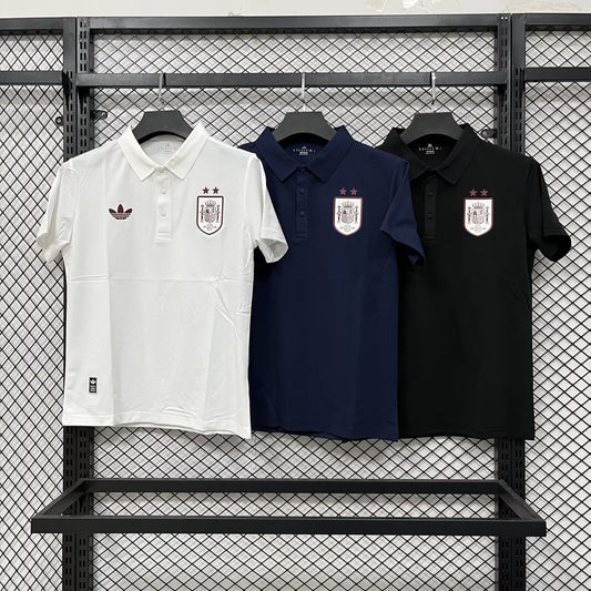 Polos España dos estrellas diferentes colores 26/27 (tallas S-3XL)