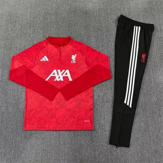 Chandal de entrenamiento Liverpool 26/27 rojo (tallas adultos y niños)