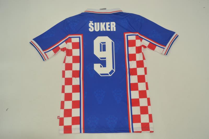 Camiseta Croacia 1998 Visitannte