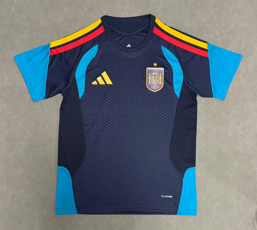 Camiseta de entrenamiento azul oscuro de España 2026 (Solo tallas S-4XL)