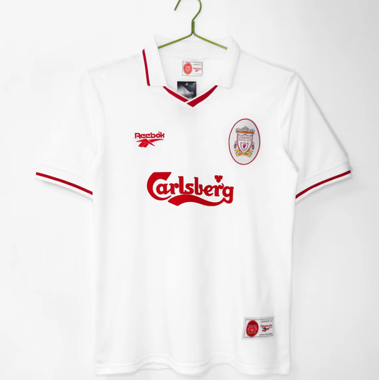 Camiseta Liverpool 1996-97 blanco visitante (solo tallas S-XXL)