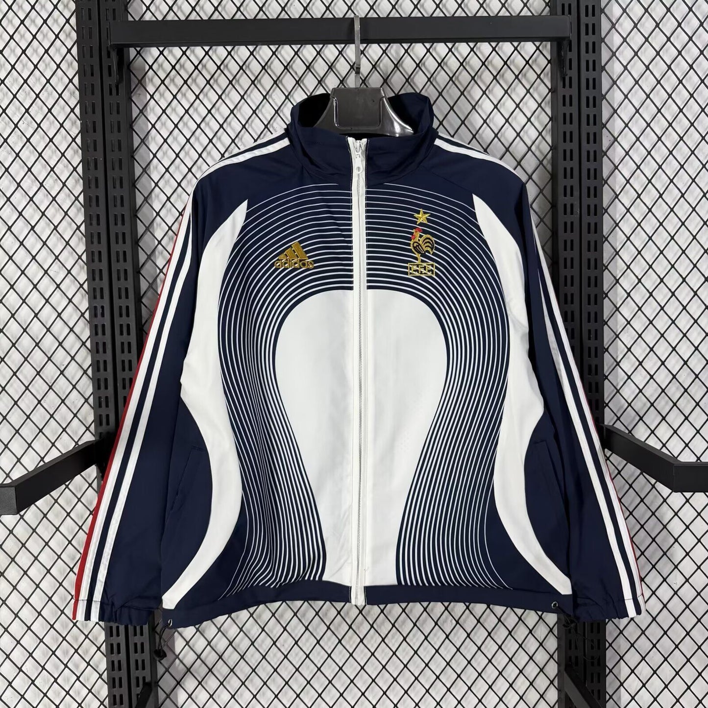 Chaqueta cortavientos azul oscuro Francia 2006 (solo tallas S-XXL)