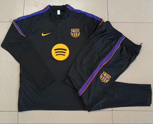 Chandal de entrenamiento Barcelona negro 26-27 (tallas adultos y niños) by Cafutshopp