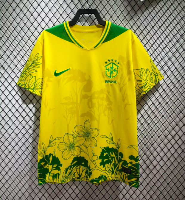Camiseta Brasil 2026 amarillo verde versión especial (solo tallas S-XXL)