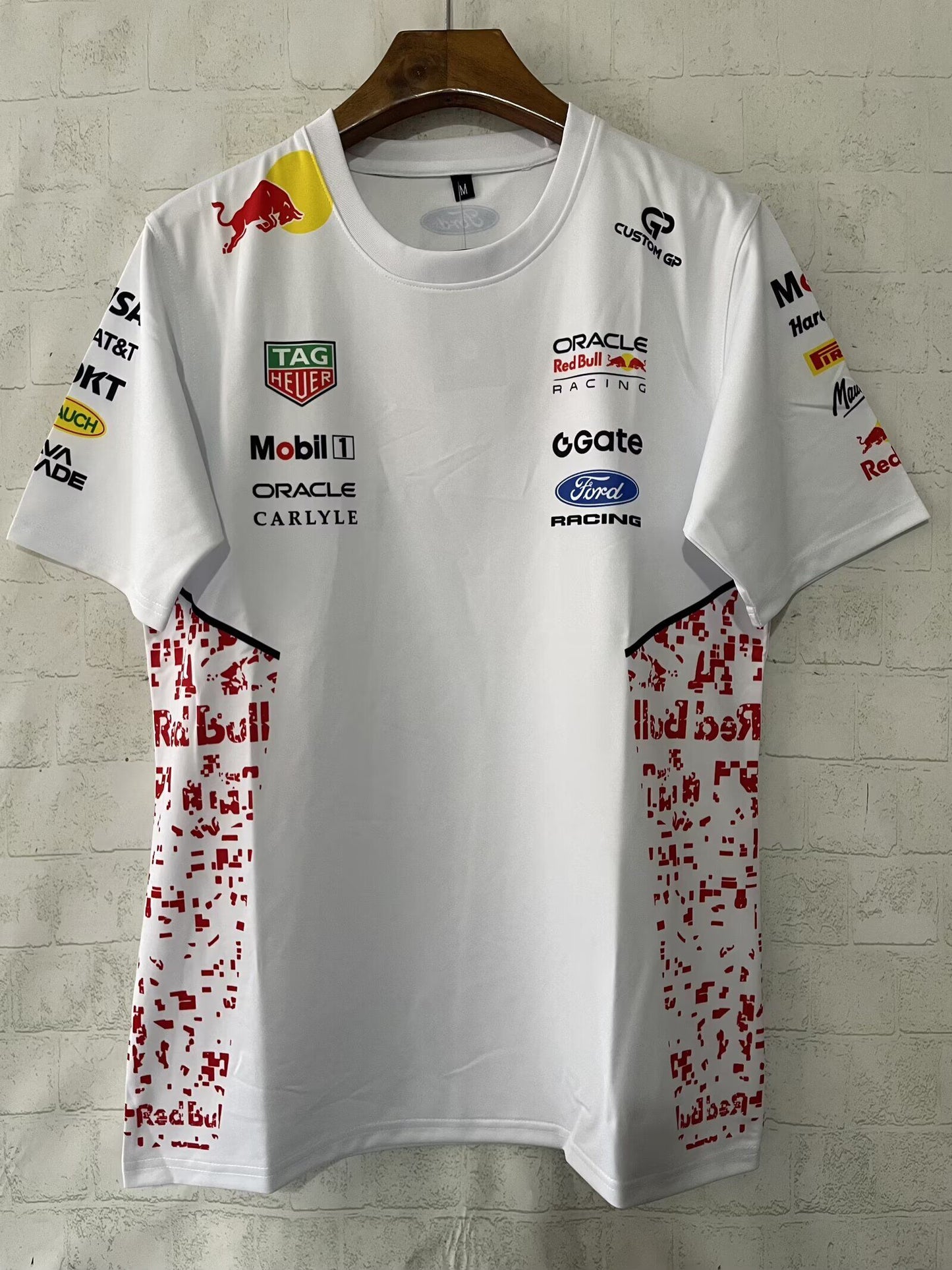 Camisetas blanca Red Bull 2026 (tallas S-5XL)