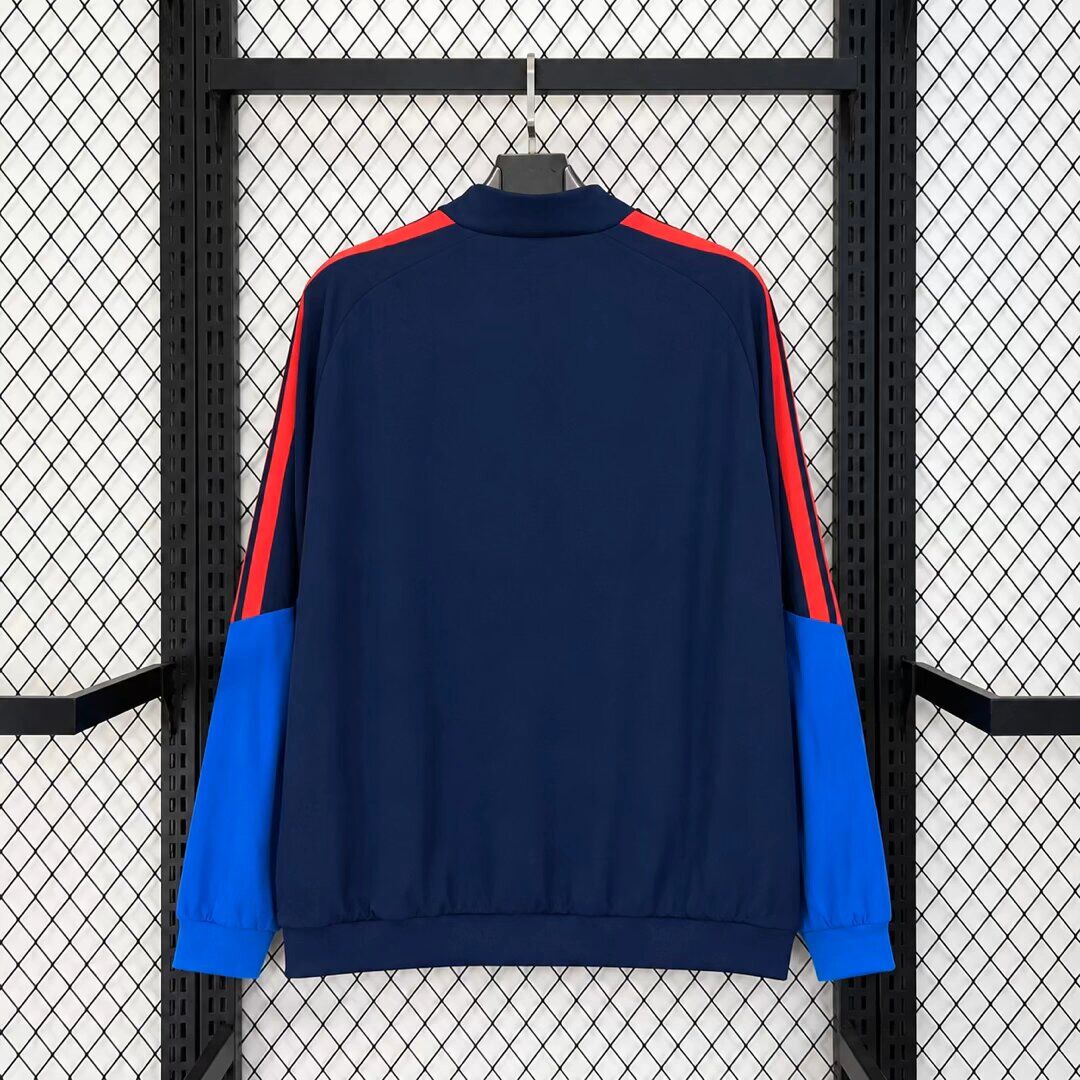 Chaqueta cortavientos azul oscuro Colombia 2026 (tallas S-XXL)