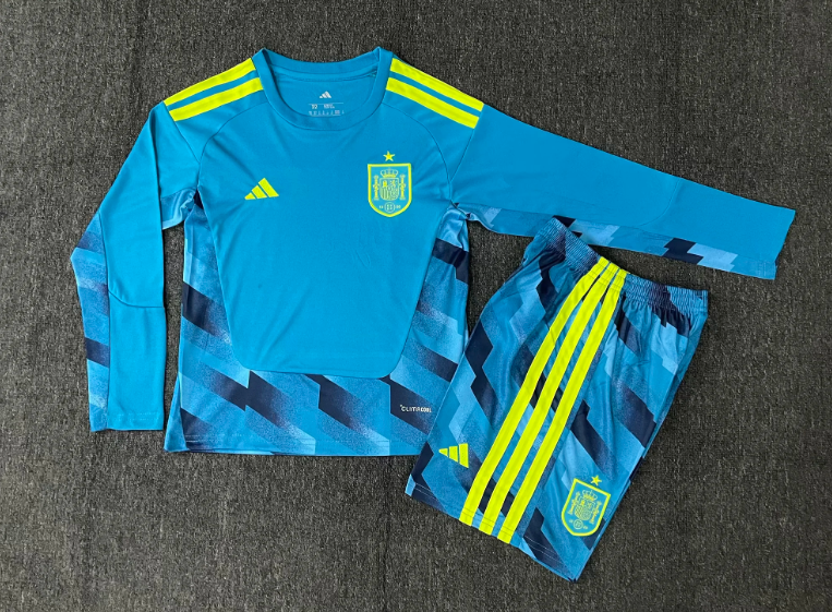 Equipación de manga larga portero España Mundial 2026 (solo talla niño)